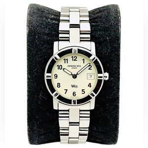 Raymond Weil Women’s Swiss Watch 3020 W1 27mm Stainless Steel - New Battery
